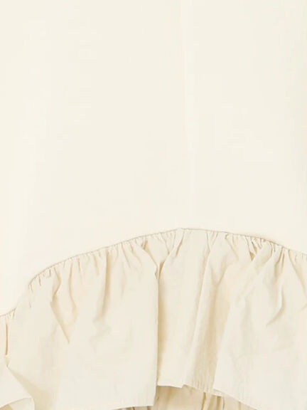 ティアードフリルヘムプルオーバー（オフホワイト/ブラック）｜Te chichi（テチチ）通販