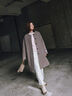 【宮本茉由着用】ウールメルトンノーカラーロングコート《2025winter catalog item》（ベージュ/モカ/ネイビー）｜Te chichi（テチチ）通販