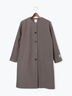 【宮本茉由着用】ウールメルトンノーカラーロングコート《2025winter catalog item》（ベージュ/モカ/ネイビー）｜Te chichi（テチチ）通販
