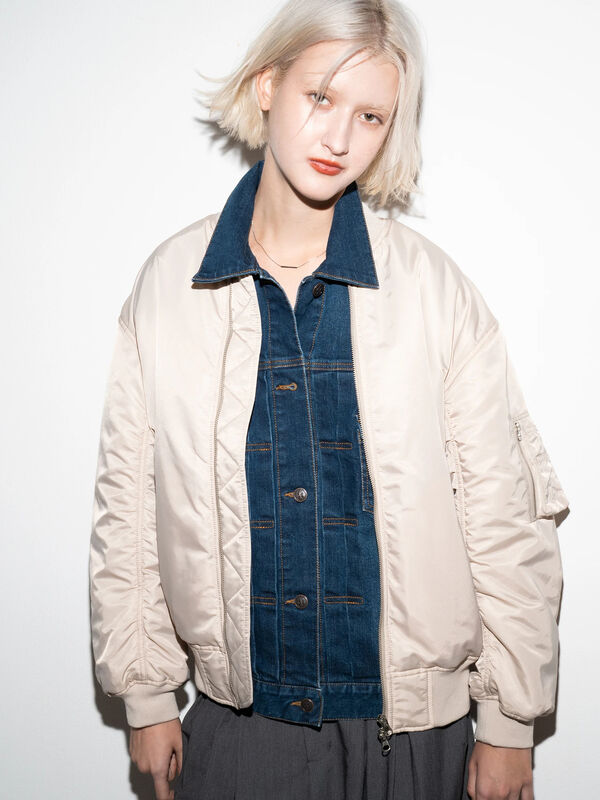 セール】 MA-1ブルゾン《2025winter catalog item》(ブラック/ライト セール】 MA-1ブルゾン《2025winter catalog item》(ブラック/ライト