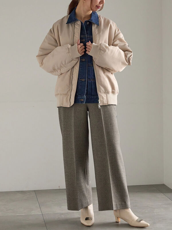 セール】 MA-1ブルゾン《2025winter catalog item》（ブラック/ライト