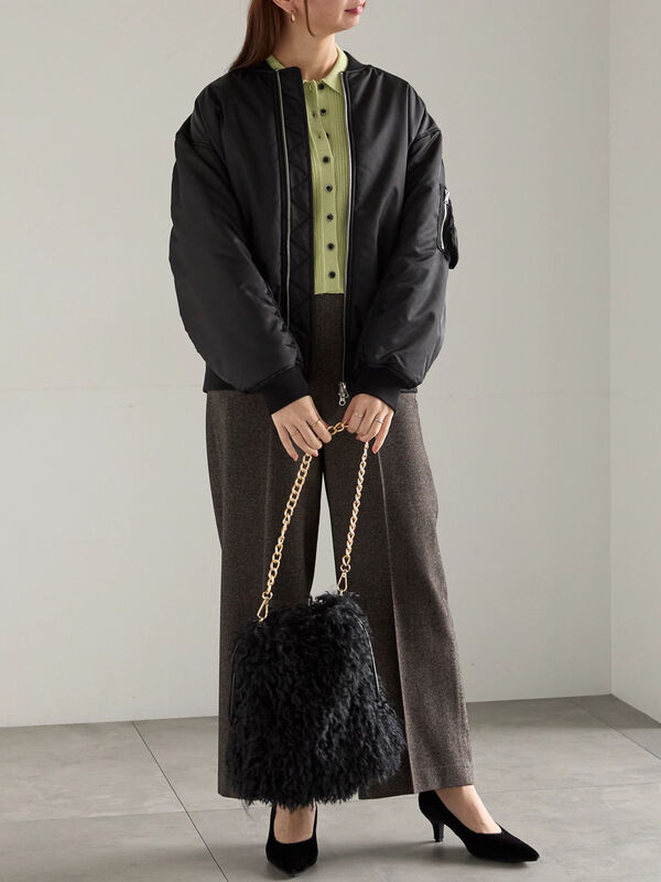 セール】 MA-1ブルゾン《2025winter catalog item》（ブラック/ライト