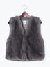 ショートファーベスト(グレー/ベージュ)|Te chichi(テチチ)通販