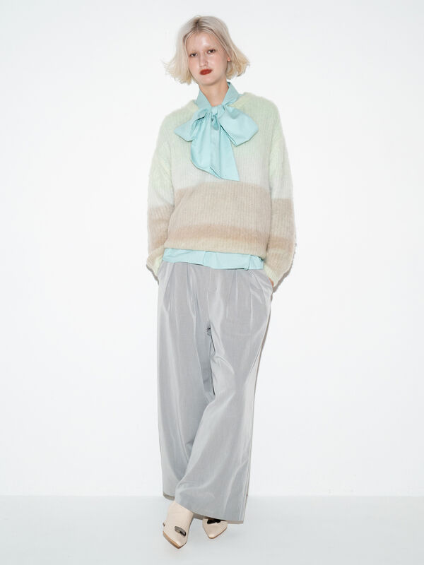 セール】 グラデーションニット《2025winter catalog item》（ミント
