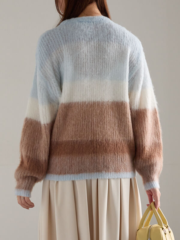 セール】 グラデーションニット《2025winter catalog item》（ミント