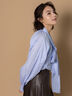 ビッグリボン2WAYブラウス《2025winter catalog item》（オフホワイト/ミント/サックスブルー）｜Te chichi（テチチ）通販