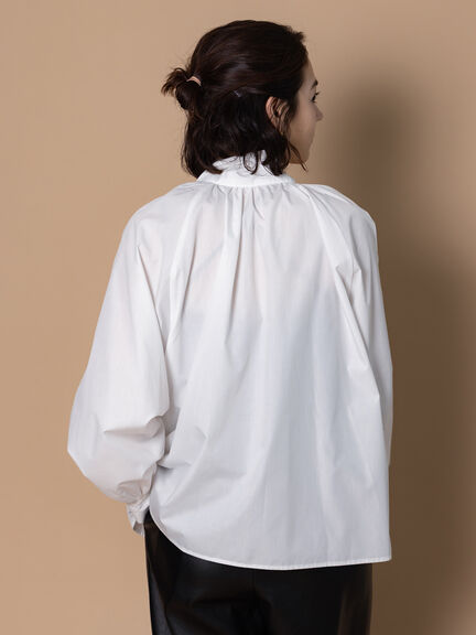 ビッグリボン2WAYブラウス《2025winter catalog item》（オフホワイト/ミント/サックスブルー）｜Te chichi（テチチ）通販