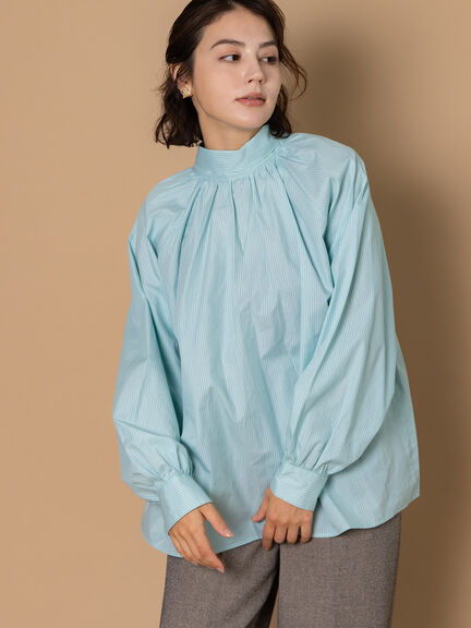 ビッグリボン2WAYブラウス《2025winter catalog item》（オフホワイト/ミント/サックスブルー）｜Te chichi（テチチ）通販