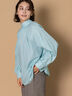 ビッグリボン2WAYブラウス《2025winter catalog item》（オフホワイト/ミント/サックスブルー）｜Te chichi（テチチ）通販