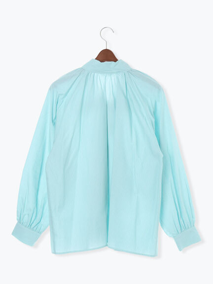 ビッグリボン2WAYブラウス《2025winter catalog item》（オフホワイト/ミント/サックスブルー）｜Te chichi（テチチ）通販