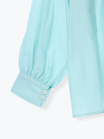 ビッグリボン2WAYブラウス《2025winter catalog item》（オフホワイト/ミント/サックスブルー）｜Te chichi（テチチ）通販