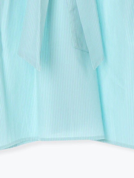 ビッグリボン2WAYブラウス《2025winter catalog item》（オフホワイト/ミント/サックスブルー）｜Te chichi（テチチ）通販