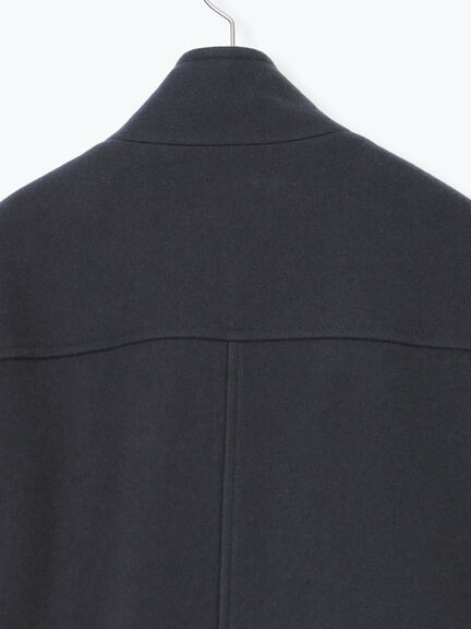 【宮本茉由着用】ウールメルトンスタンドショートコート（チャコールグレー/ブラック）｜Te chichi（テチチ）通販