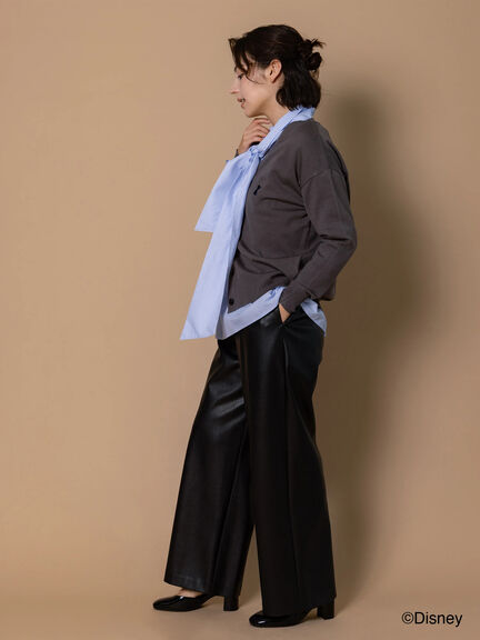 【Disney】101/刺繍Vネックカーディガン（オフホワイト/グレー/ネイビー）｜Te chichi（テチチ）通販