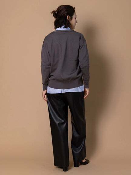 【Disney】101/刺繍Vネックカーディガン（オフホワイト/グレー/ネイビー）｜Te chichi（テチチ）通販