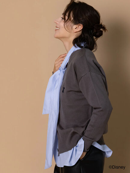 【Disney】101/刺繍Vネックカーディガン（オフホワイト/グレー/ネイビー）｜Te chichi（テチチ）通販