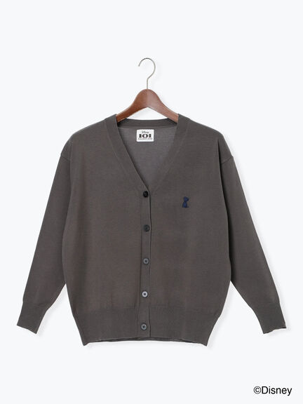 【Disney】101/刺繍Vネックカーディガン（オフホワイト/グレー/ネイビー）｜Te chichi（テチチ）通販