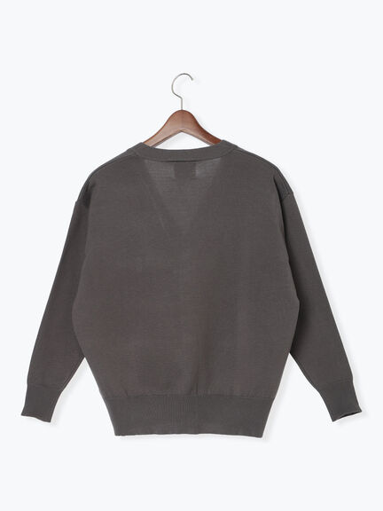 【Disney】101/刺繍Vネックカーディガン（オフホワイト/グレー/ネイビー）｜Te chichi（テチチ）通販