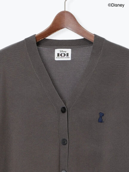 【Disney】101/刺繍Vネックカーディガン（オフホワイト/グレー/ネイビー）｜Te chichi（テチチ）通販