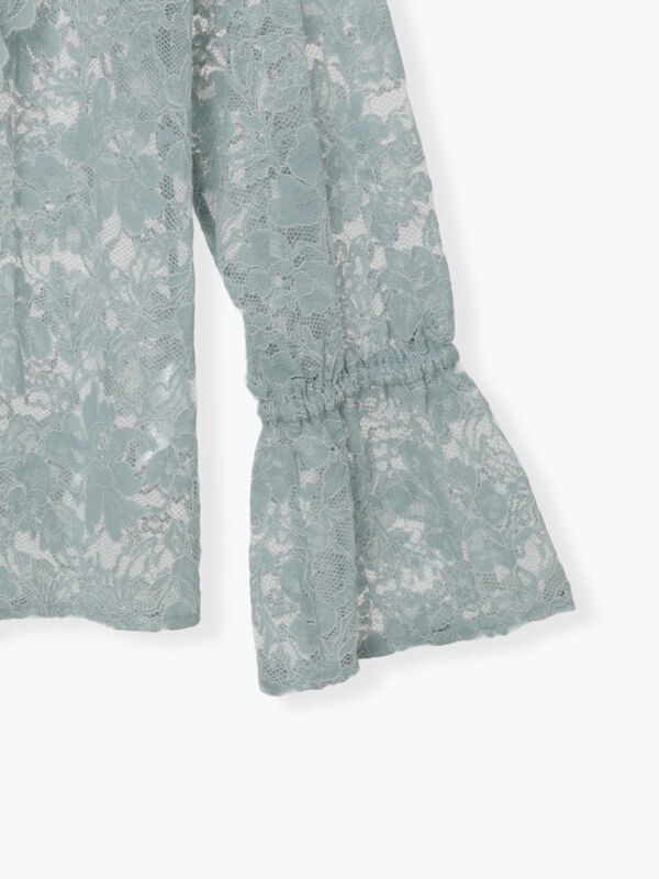 セール】 レースフリルレイヤードブラウス《2025winter catalog item