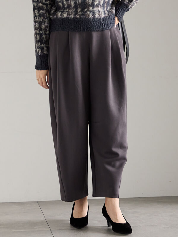 セール】 ダンボールカーブパンツ（オフホワイト/チャコールグレー