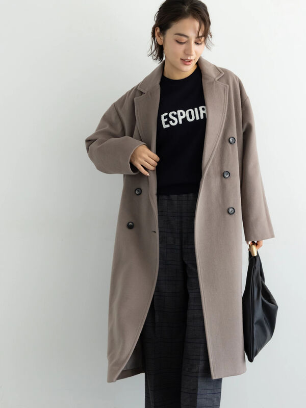 【宮本茉由着用】チェスターコート（モカ）｜Te chichi（テチチ）通販