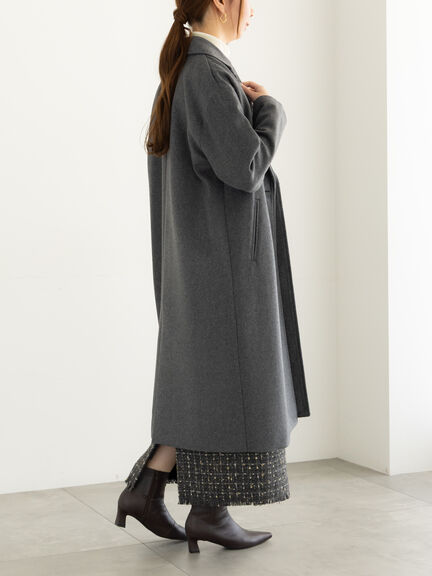 【宮本茉由着用】チェスターコート（チャコールグレー/モカ/ブルー）｜Te chichi（テチチ）通販