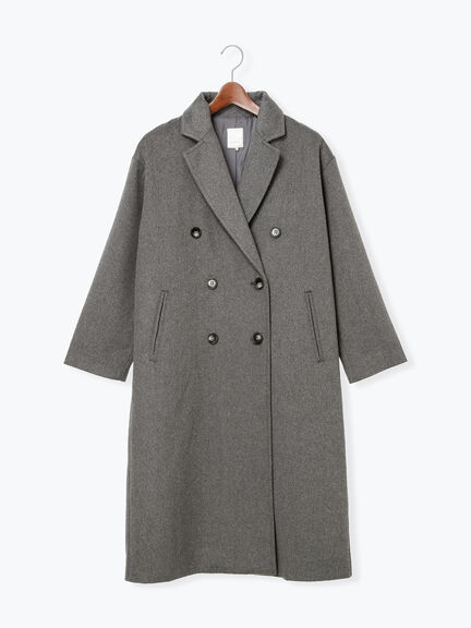 【宮本茉由着用】チェスターコート（チャコールグレー/モカ/ブルー）｜Te chichi（テチチ）通販