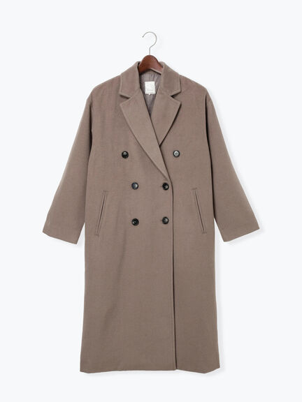 【宮本茉由着用】チェスターコート（チャコールグレー/モカ/ブルー）｜Te chichi（テチチ）通販