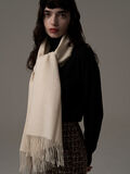 ウールプレーンストール（オフホワイト）｜Te chichi（テチチ）通販