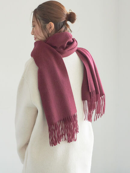 ウールプレーンストール（オフホワイト/ボルドー/キャメル/Ｓグレー）｜Te chichi（テチチ）通販