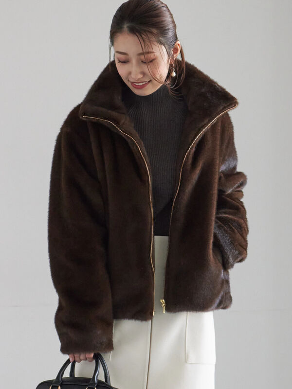 ファージャケット　ファーブルゾン　テチチ　techichi ファージャケット ファーブルゾン テチチ techichi テチチ Te chichi