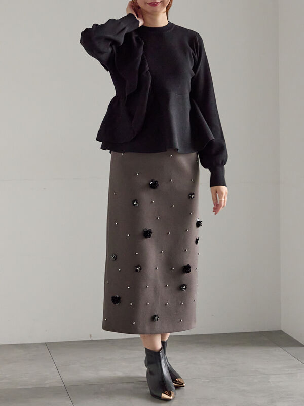 ふりふりページとなります。 セール】 アシンメトリーフリルニット《2025winter catalog item