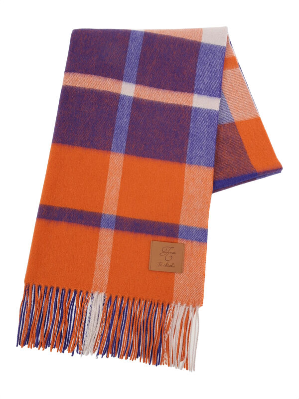 LOUIS VUITTON チェックストール オレンジ ネイビー LOUIS VUITTONからエトール・マサイ チェックストールが入荷致しました