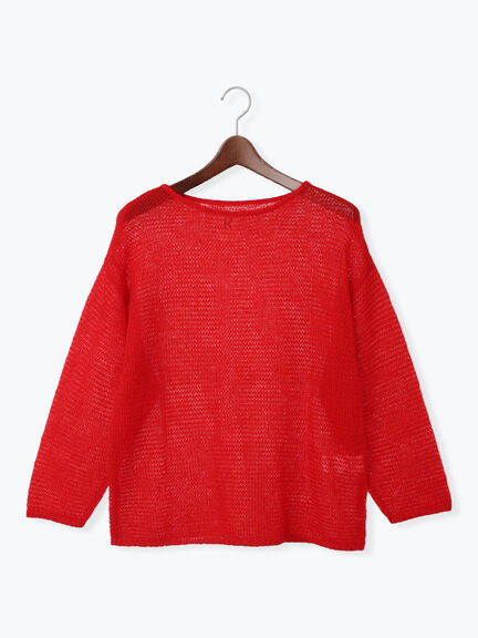 【R by Te chichi】シアールーズニット《2025winter catalog item》（レッド）｜Te chichi（テチチ）通販
