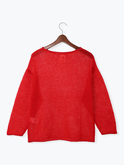 【R by Te chichi】シアールーズニット《2025winter catalog item》（レッド）｜Te chichi（テチチ）通販