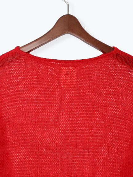 【R by Te chichi】シアールーズニット《2025winter catalog item》（レッド）｜Te chichi（テチチ）通販