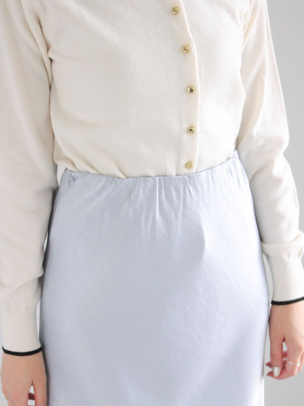 セール】 【宮本茉由着用】ヴィンテージサテンナロースカート