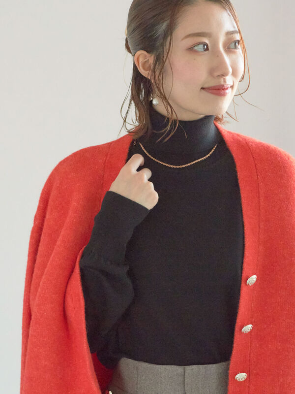 セール】 【宮本茉由着用】タートルネックプルオーバー《2025winter