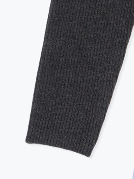 【宮本茉由着用】リブニットドッキングアシメワンピース（グレー/チャコールグレー/ブラック）｜Te chichi（テチチ）通販