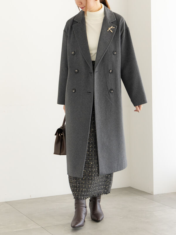 ツィードロングナロースカート《2025winter catalog item