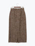 ツィードロングナロースカート《2025winter catalog item》（チャコールグレー/ブラウン）｜Te chichi（テチチ）通販