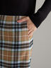 チェックナロースカート（ブラック/キャメル）｜Te chichi（テチチ）通販