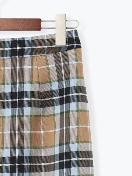 チェックナロースカート（ブラック/キャメル）｜Te chichi（テチチ）通販