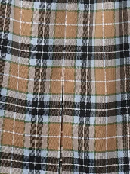 チェックナロースカート（ブラック/キャメル）｜Te chichi（テチチ）通販