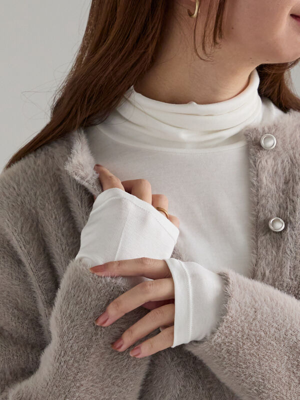 セール】 吸湿発熱タートルネックカットソー《2025winter catalog item