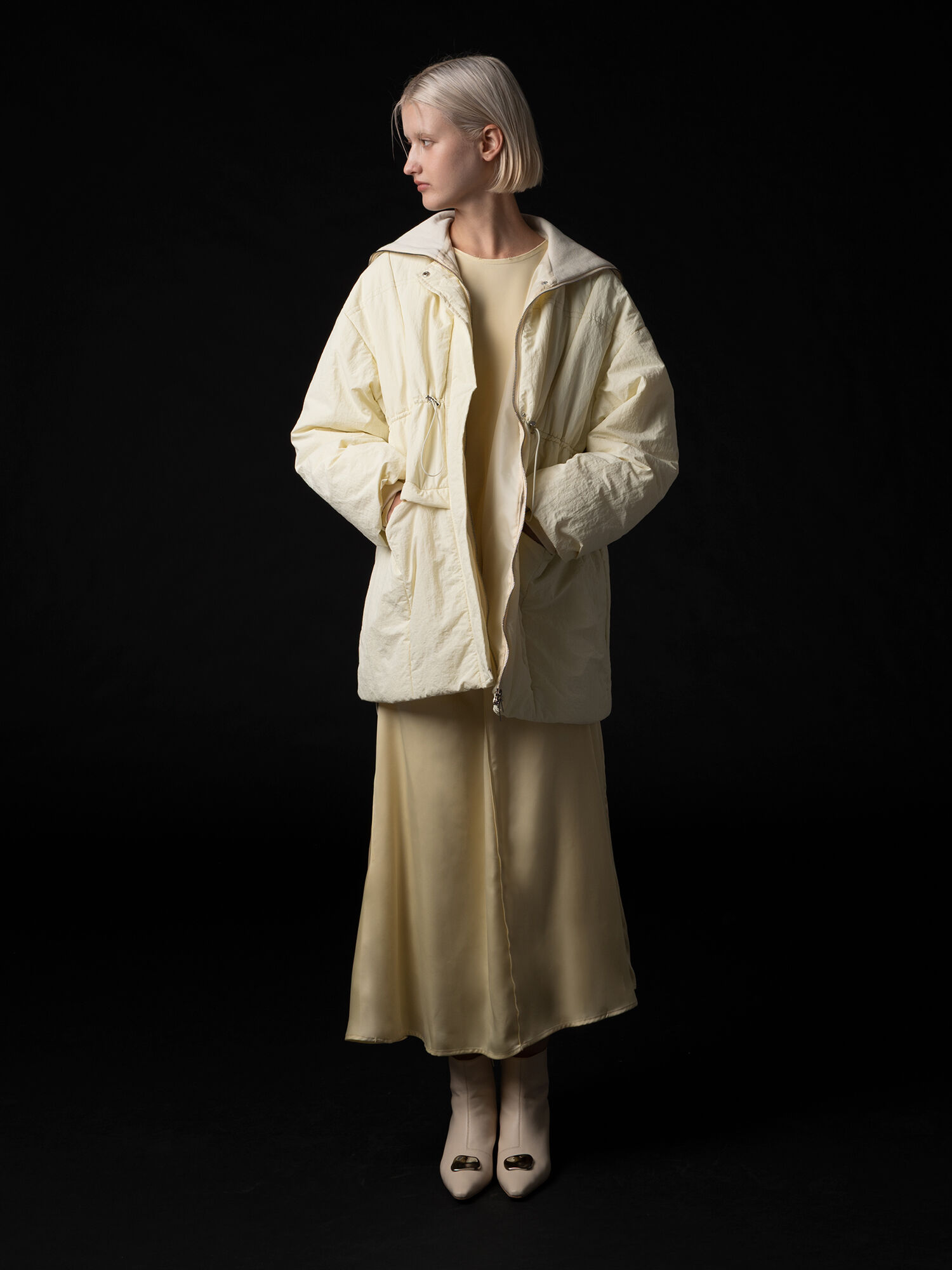 まりん セール】 【Atelier Bonheur】サテンロングスカート(セットアップ可