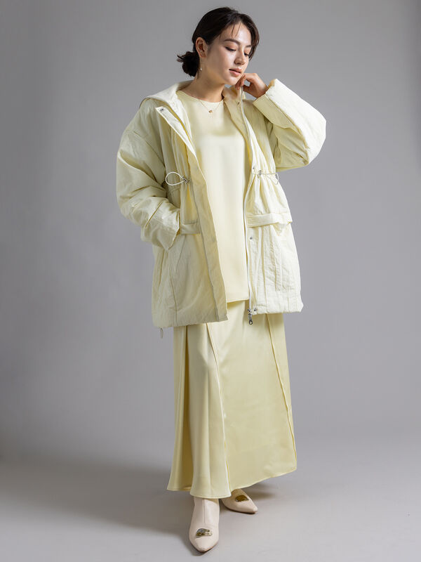 まりん セール】 【Atelier Bonheur】サテンロングスカート(セットアップ可