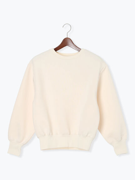 ワンポイント刺繍裏起毛プルオーバー（オフホワイト/ピンク/サックスブルー）｜Te chichi（テチチ）通販