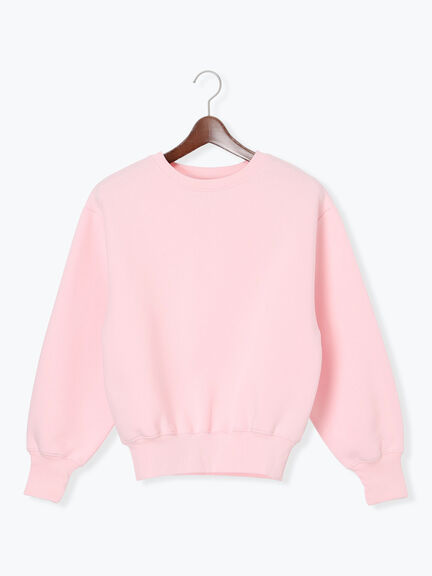 ワンポイント刺繍裏起毛プルオーバー（オフホワイト/ピンク/サックスブルー）｜Te chichi（テチチ）通販